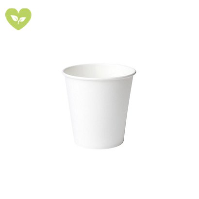 SIGNORBIO Bicchiere monouso in cartoncino, Capacità 180 ml, Bianco (confezione 1000 pezzi) - 1