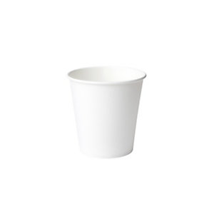 SIGNORBIO Bicchiere monouso in cartoncino, Capacità 180 ml, Bianco (confezione 50 pezzi)