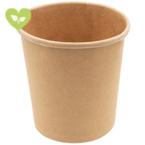 SIGNORBIO Ciotola slim monouso, Cartoncino, Riciclabile, Capacità 480 ml, Ø 9,6 x 9,3 cm, Avana (confezione 500 pezzi) SIGNORBIO Ciotola slim monouso, Cartoncino, Riciclabile, Capacità 480 ml, Ø 9,6 x 9,3 cm, Avana (confezione 500 pezzi)