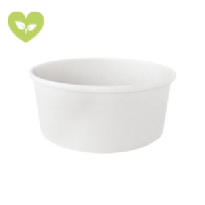 SIGNORBIO Ciotola tonda monouso, Cartoncino, Riciclabile, Capacità 750 ml, Ø 14,8 x 6 cm, Bianco (confezione 300 pezzi) SIGNORBIO Ciotola tonda monouso, Cartoncino, Riciclabile, Capacità 750 ml, Ø 14,8 x 6 cm, Bianco (confezione 300 pezzi)