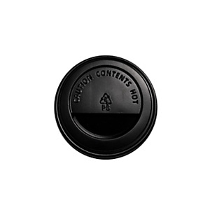 SIGNORBIO Coperchio monouso per bicchiere in cartoncino 200 ml, Polistirene, Nero (confezione 1.000 pezzi) SIGNORBIO Coperchio monouso per bicchiere in cartoncino 200 ml, Polistirene, Nero (confezione 1.000 pezzi)
