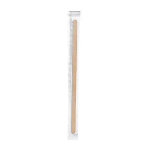 SignorBIO Palettine caffè in legno naturale confezionate singolarmente, 11 cm, Naturale SignorBIO Palettine caffè in legno naturale confezionate singolarmente, 11 cm, Naturale