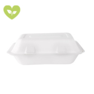 SIGNORBIO Scatola Lunchbox monouso 1 scomparto, Polpa di cellulosa, Biodegradabile e Compostabile, Capacità 1.000 ml, 15 x 23 x 8 cm, Bianco (confezione 250 pezzi) SIGNORBIO Scatola Lunchbox monouso 1 scomparto, Polpa di cellulosa, Biodegradabile e Compostabile, Capacità 1.000 ml, 15 x 23 x 8 cm, Bianco (confezione 250 pezzi)