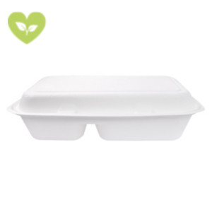 SIGNORBIO Scatola Lunchbox monouso 2 scomparti, Polpa di cellulosa, Biodegradabile e Compostabile, Capacità 1.000 ml, 15 x 23 x 8 cm, Bianco (confezione 200 pezzi) SIGNORBIO Scatola Lunchbox monouso 2 scomparti, Polpa di cellulosa, Biodegradabile e Compostabile, Capacità 1.000 ml, 15 x 23 x 8 cm, Bianco (confezione 200 pezzi)