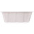SIGNORBIO Vaschetta monouso porta patatine, Polpa di cellulosa, Biodegradabile e Compostabile, 14,5 x 9,5 x 5 cm, Bianco (confezione 125 pezzi) - 2
