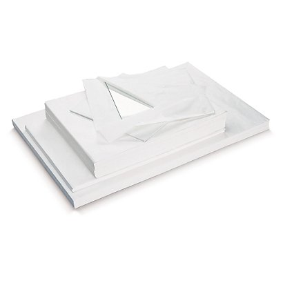 Silkepapir Hvid 18gm² - 50x75cm - 1