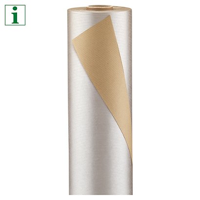 Silver and gold Kraft wrapping paper  - 1
