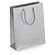 Silver gloss laminated custom printed bags - 180x220x65mm - 2 colours, 1 side - 1