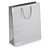 Silver gloss laminated custom printed bags - 250x300x90mm - 1 colour, 1 side - 1