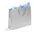 Silver matt laminated custom printed bags - 320x440x100mm - 2 colours, 2 sides - 1