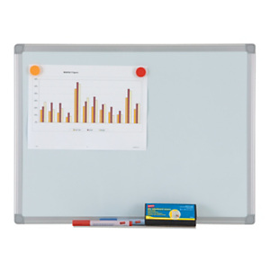 Simply Pizarra blanca, superficie de melamina de borrado en seco, 90 x 60 cm Simply Pizarra blanca, superficie de melamina de borrado en seco, 90 x 60 cm