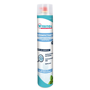 Désinfectant grands espaces Wyritol, aérosol de 750 ml Désinfectant grands espaces Wyritol, aérosol de 750 ml