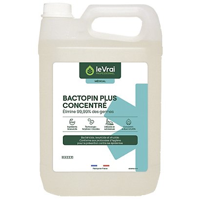 Désinfectant HACCP à diluer Le Vrai Bactopin Plus 5 L