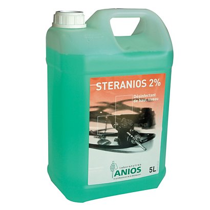 Désinfectant de haut niveau matériel médical Anios Steranios 2% 5 L -  Milieu médical