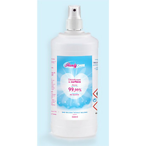 Désinfectant hydroalcoolique pour surfaces parfum Chlore et Pin – Spray 500 ml Désinfectant hydroalcoolique pour surfaces parfum Chlore et Pin – Spray 500 ml