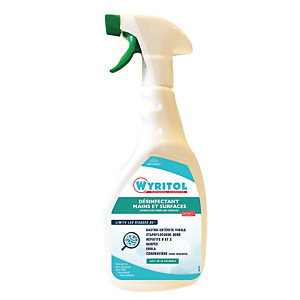 Désinfectant pour mains et surfaces Wyritol 750 ml