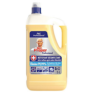 Désinfectant multi-surfaces nettoyant HACCP Mr Propre citron 5 L