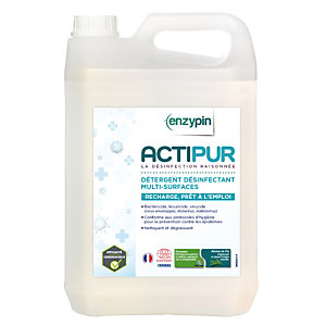 Désinfectant multi-usages écologique PAE HACCP Enzypin Actipur 5 L