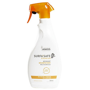 Désinfectant multi-usages nettoyant Anios Surfa'safe R Premium 750 ml