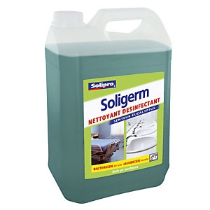 Désinfectant nettoyant surodorant Solipro Soligerm eucalyptus 5 L