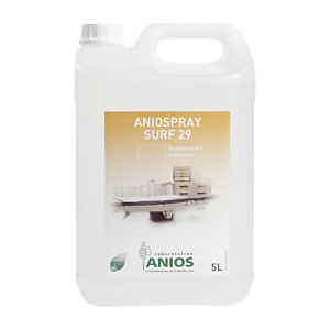 Désinfectant surfaces matériel médical Anios Aniospray Surf 29 5 L