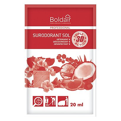 Désinfectant surodorant Boldair fruits rouges 20 ml, lot de 100 - 1