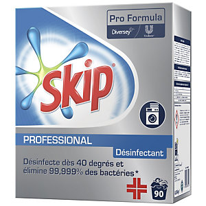 Skip Pro Formula lessive en poudre désinfectante Baril 9 kg