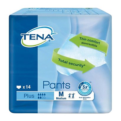 Slip absorbant Tena Expert Pants Plus, taille medium, paquet de 20 - 1