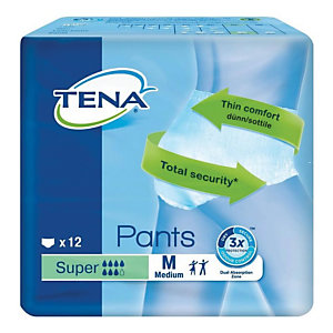 Slip absorbant Tena Expert Pants Super, taille large, paquet de 12