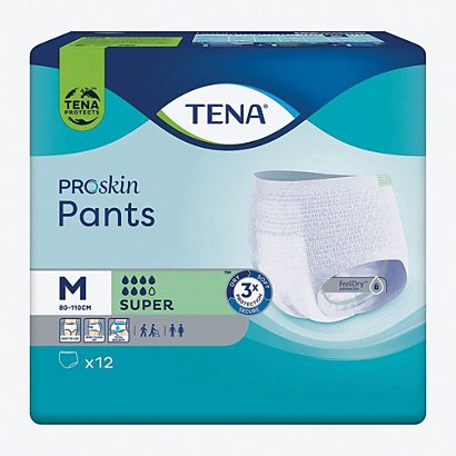 Slip absorbant Tena Expert Pants Super, taille medium, paquet de 12