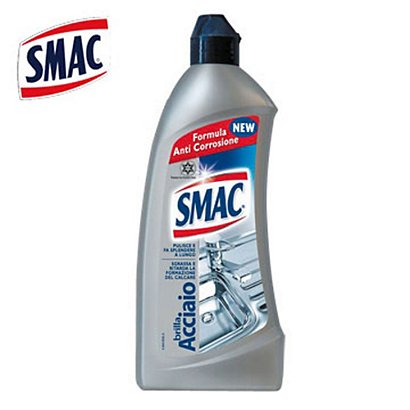 SMAC Brilla Acciaio Detergente Crema Multiuso Per Cucina Anticalcare Flacone 500 ml - 1