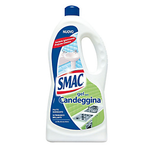 SMAC Detersivo per il Bagno Candeggina Disinfettante Flacone Gel 850 ml SMAC Detersivo per il Bagno Candeggina Disinfettante Flacone Gel 850 ml
