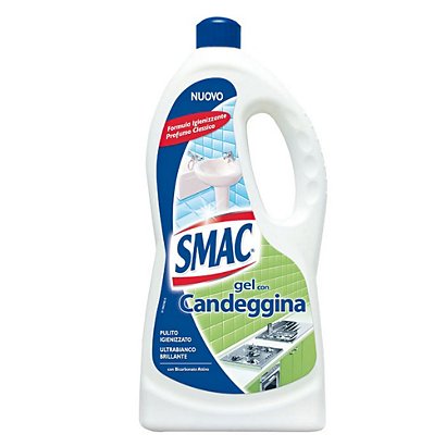 SMAC Detersivo per il Bagno Candeggina Disinfettante Flacone Gel 850 ml - 1