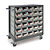 Small parts storage trolley with 30 drawers - 1
