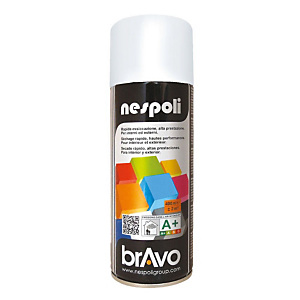 Smalto brillante acrilico, Bomboletta spray da 400 ml, Bianco lucido Smalto brillante acrilico, Bomboletta spray da 400 ml, Bianco lucido
