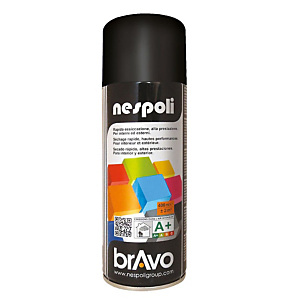 Smalto brillante acrilico, Bomboletta spray da 400 ml, Nero brillante Smalto brillante acrilico, Bomboletta spray da 400 ml, Nero brillante