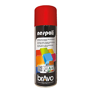 Smalto brillante acrilico, Bomboletta spray da 400 ml, Rosso fuoco Smalto brillante acrilico, Bomboletta spray da 400 ml, Rosso fuoco
