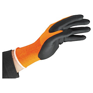 SMART TIP nitrile foam palm coated gloves