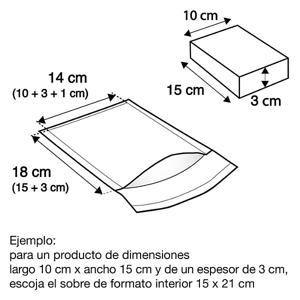 Sobre blanco reciclado acolchado con burbujas 30x44cm RAJA® - 2