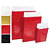 Sobre con solapa para regalo de papel charol rojo 30x38x8cm - 2