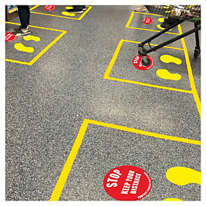Social distance floor marker kits Social distance floor marker kits