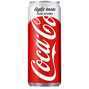 Soda Coca-Cola light, en canette, lot de 24 x 33 cl