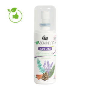 Désodorisant assainissant aux huiles essentielles Essentiel'10 100 ml Désodorisant assainissant aux huiles essentielles Essentiel'10 100 ml