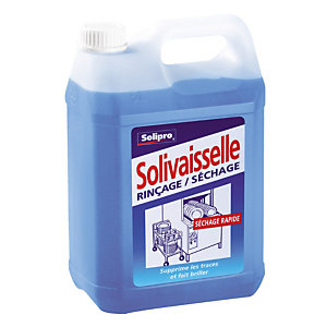 SOLIPRO Liquide de rinçage lave-vaisselle cycle court  Solivaisselle de Solipro 5 L