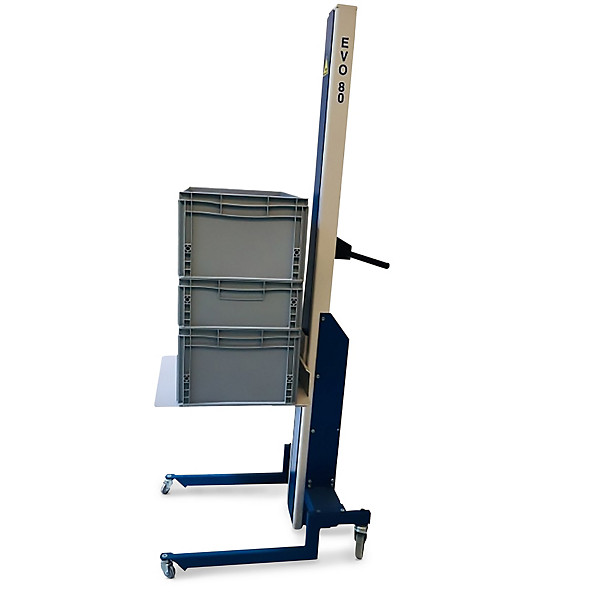 Sollevatore con piano classico portata 80 kg altezza massima sollevamento 173,6 cm - 1