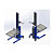 Sollevatore motorizzato con piani e rulli longitudinali portata 130 kg altezza massima sollevamento 169,4 cm - 1