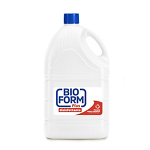 Soluzione detergente disinfettante per superfici Bioform Plus, Flacone 5 l Soluzione detergente disinfettante per superfici Bioform Plus, Flacone 5 l