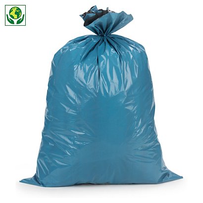 Sopsäckar blå - premium - Tillverkad i LLD-polyeten - 1