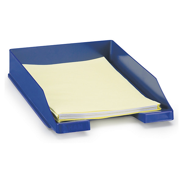 Sorteerbakje Euro blauw 25,4 x 7 x 34 cm A4 formaat