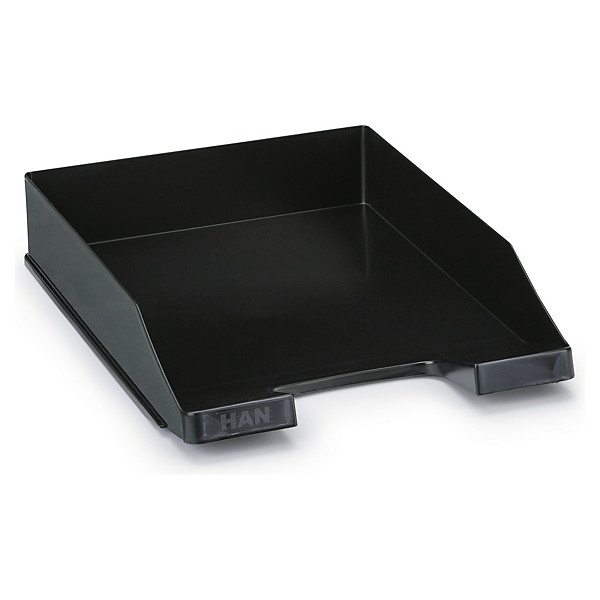 Sorteerbakje Euro zwart 25,4 x 7 x 34 cm A4 formaat